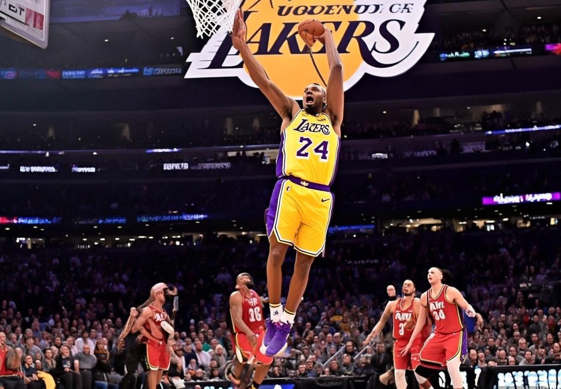 詹皇鲍尔双星闪耀，湖人力克爵士挺进季后赛